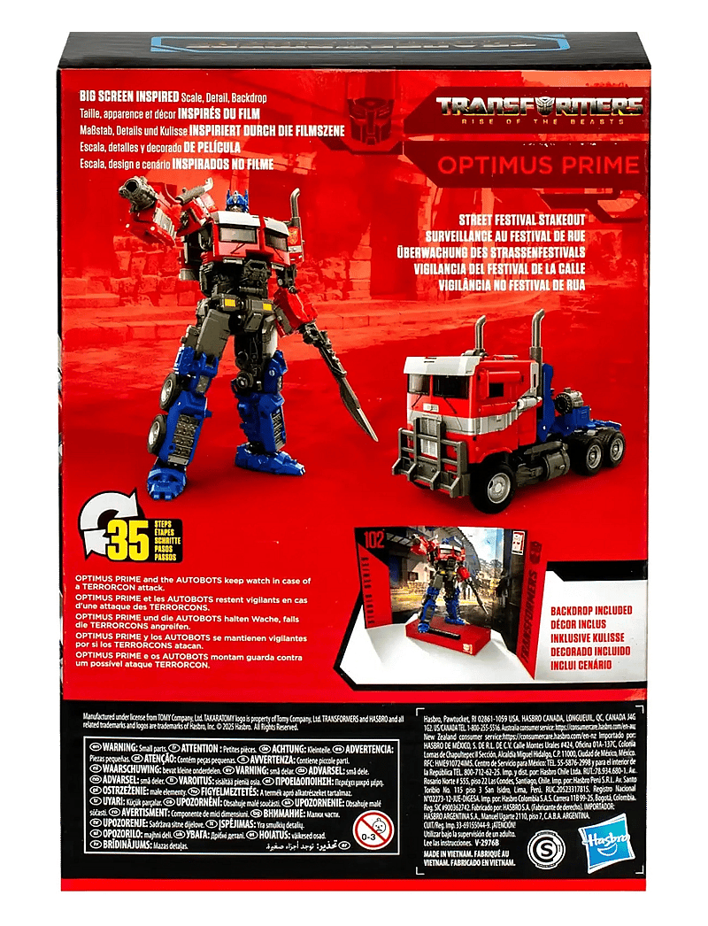 Transformers - Transformers Studio Series Voyager Class : Rise of the Beasts 102 Optimus Prime - multicolor - 4