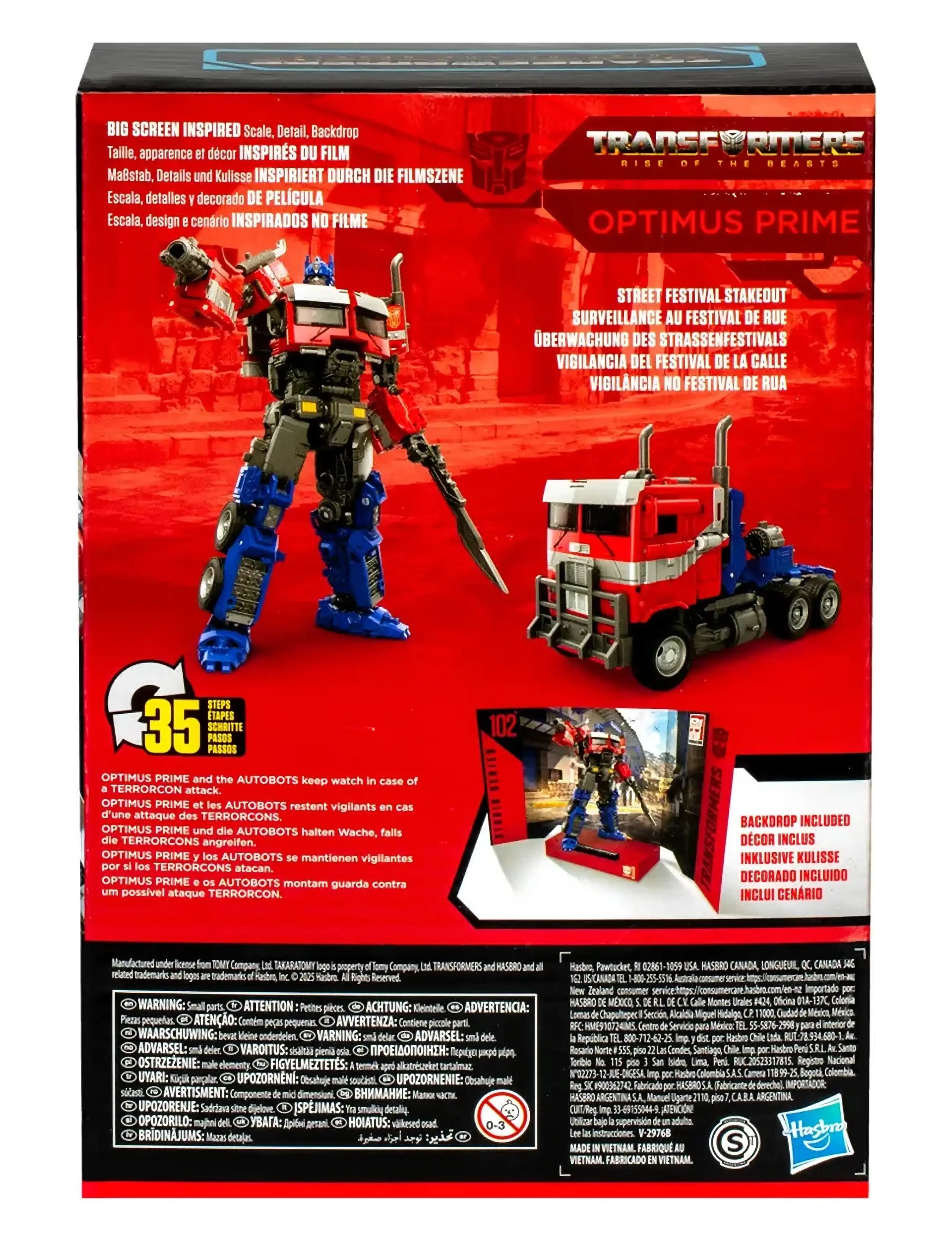 Transformers - Transformers Studio Series Voyager Class : Rise of the Beasts 102 Optimus Prime - multicolor - 4