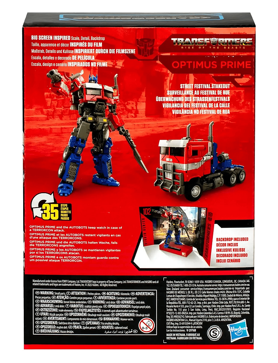 Transformers - Transformers Studio Series Voyager Class : Rise of the Beasts 102 Optimus Prime - multicolor - 4