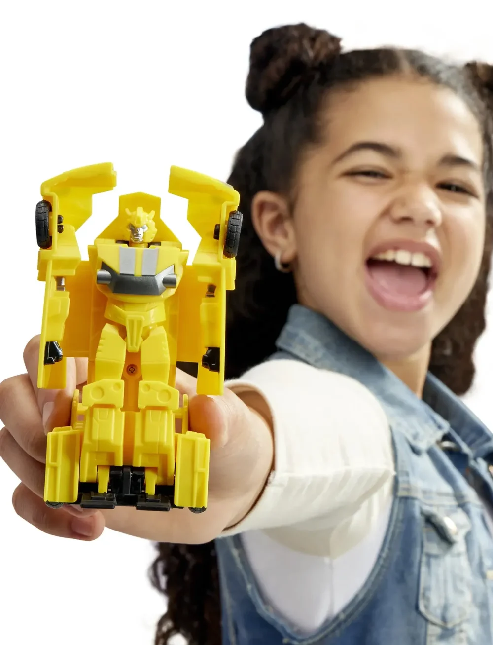 Transformers - Transformers Jordens gnista, 1-Step Smash Changers Bumblebee - action-figuren - multicolor - 0