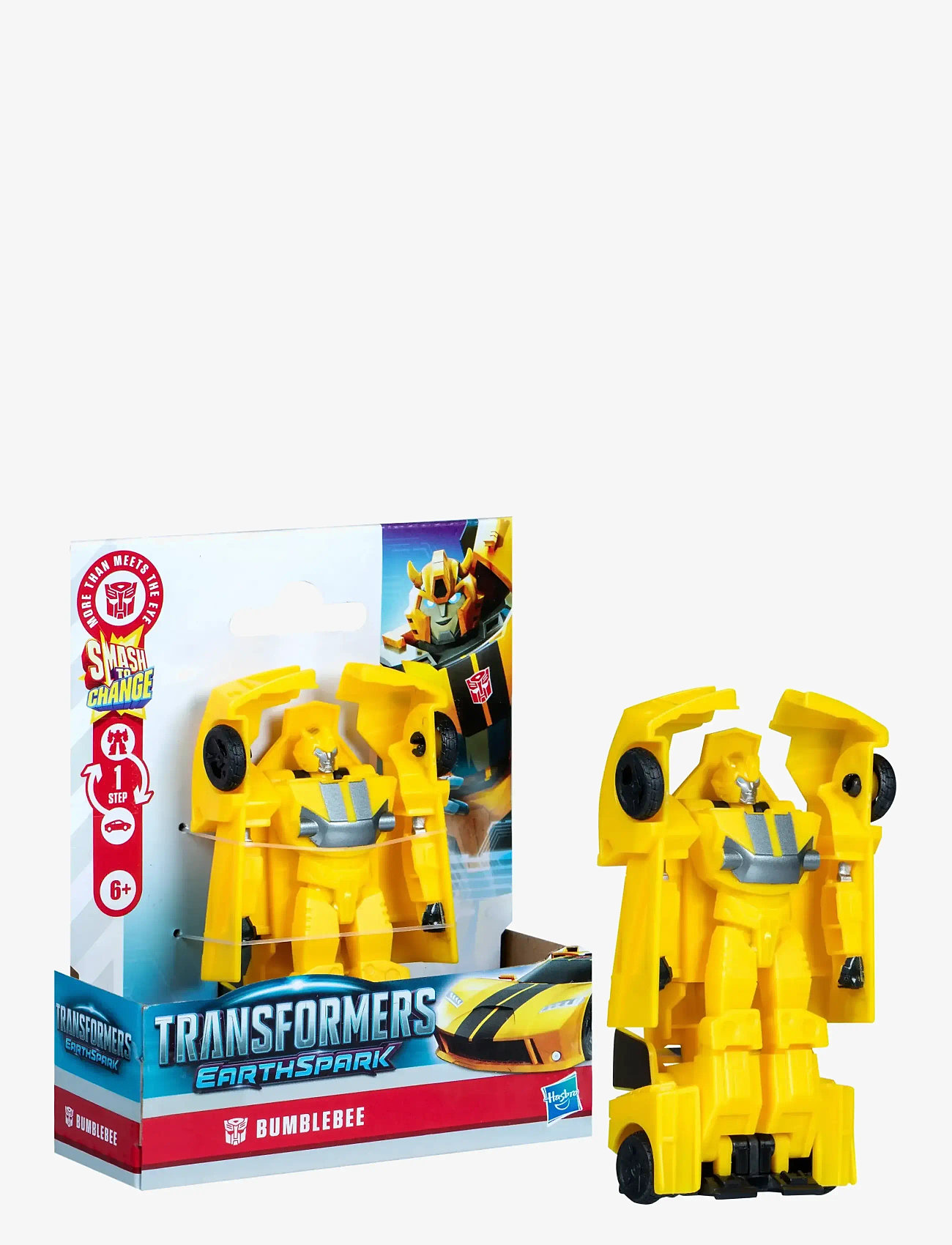 Transformers - Transformers Jordens gnista, 1-Step Smash Changers Bumblebee - kangelaskujukesed - multicolor - 3
