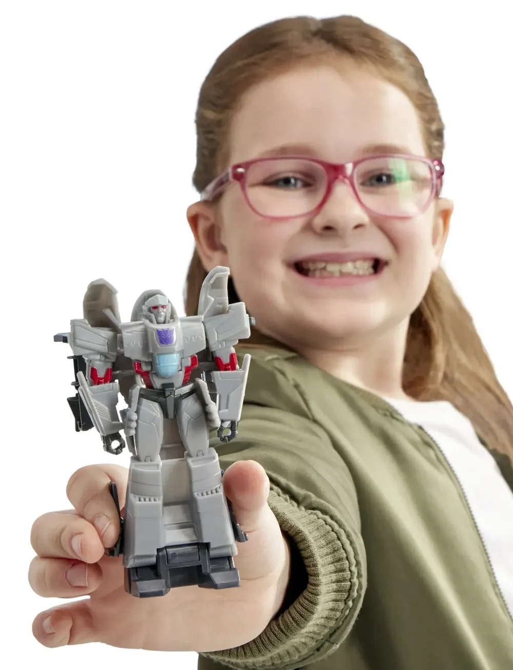 Transformers - Transformers Jordens gnista, 1-Step Smash Changers Megatron - action-figuren - multicolor - 0