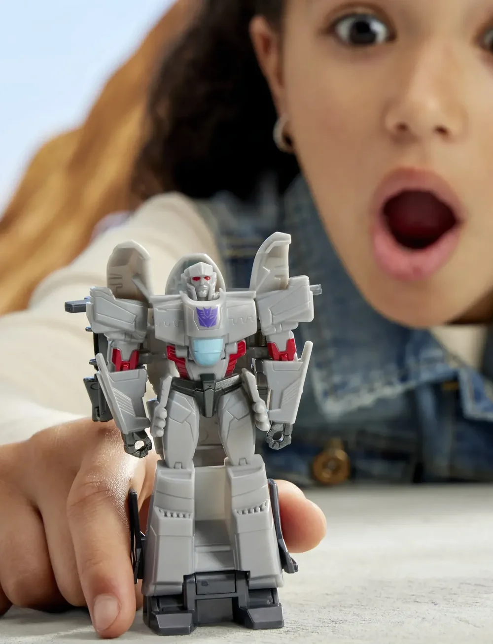 Transformers - Transformers Jordens gnista, 1-Step Smash Changers Megatron - action-figuren - multicolor - 5