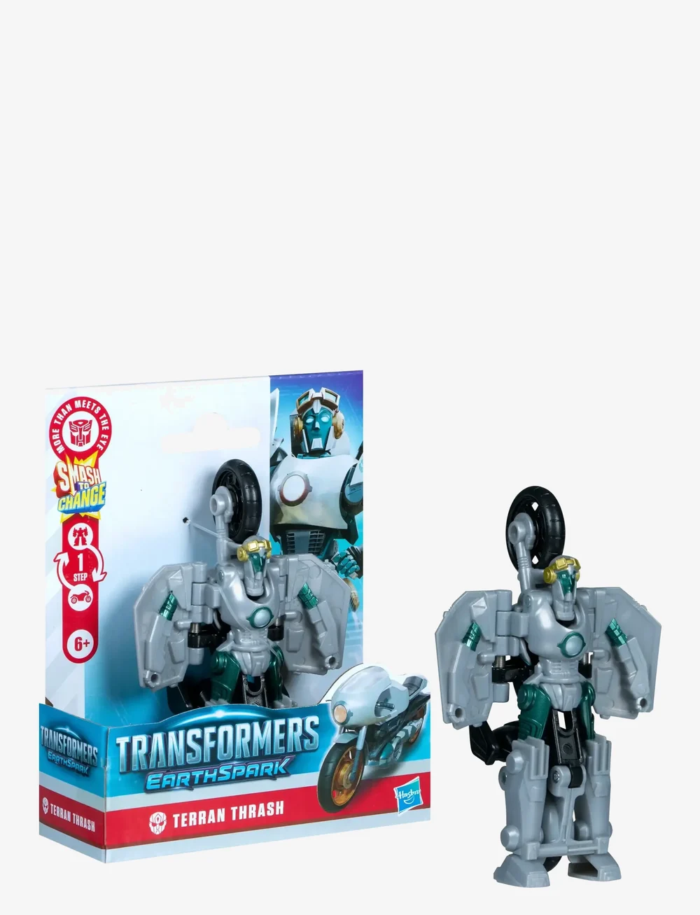 Transformers - Transformers Jordens gnista, 1-Step Smash Changers Megatron - action-figuren - multicolor - 3