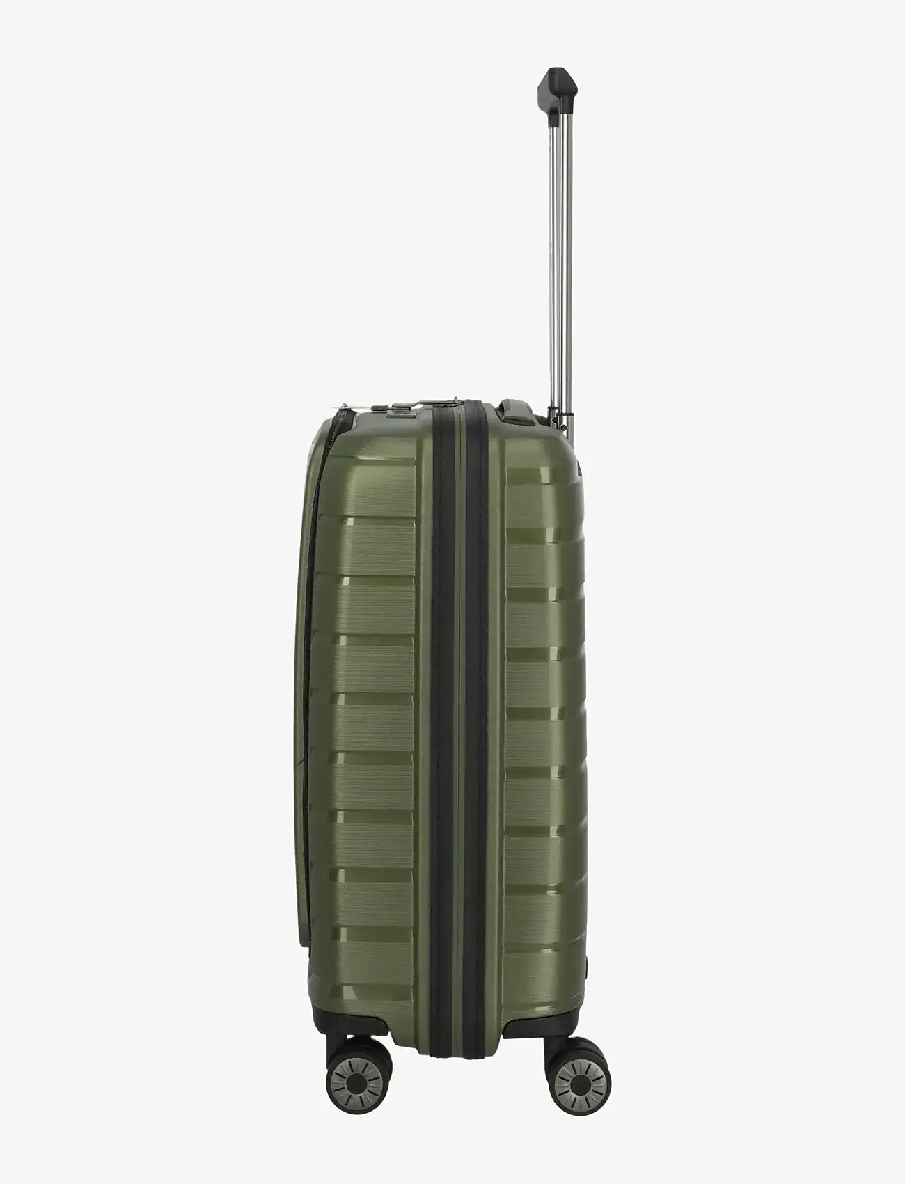 Travelite - Air Base, 4w Trolley S with front pocket - kabinväskor - coffee - 2