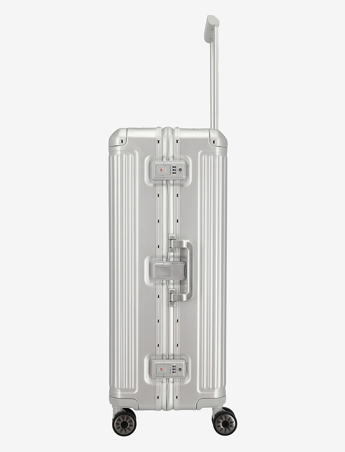 Travelite - Next, 4w Trolley L - store kufferter - silver - 1