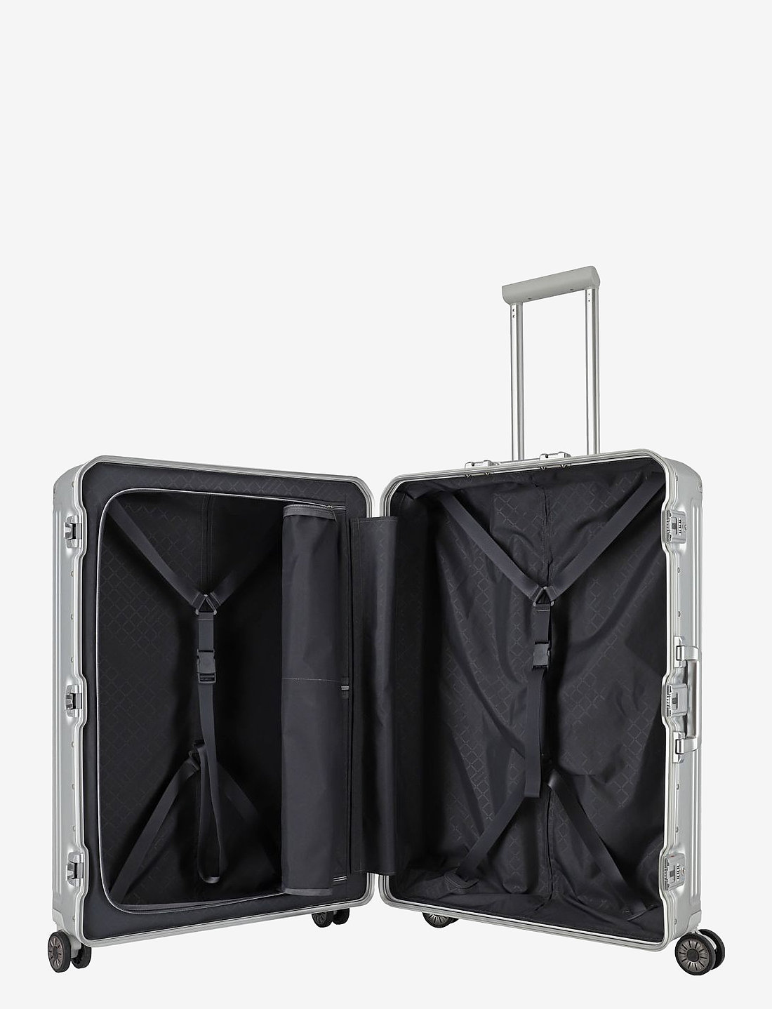 Travelite - Next, 4w Trolley L - store kufferter - silver - 4