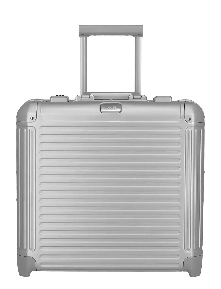 Travelite - NEXT, Business Trolley - pilot & business suitcases - silver - 1