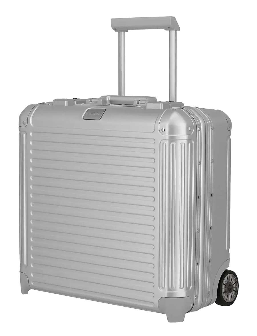 Travelite - NEXT, Business Trolley - pilot & business suitcases - silver - 2