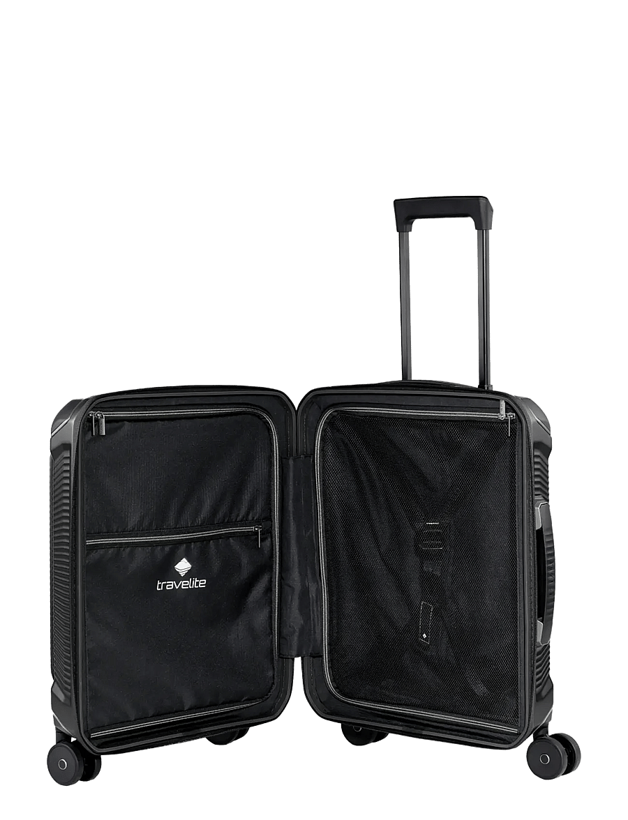 Travelite - Travelite MILLENNIUM Trolley F. Pocket - valises taille cabine - black - 2