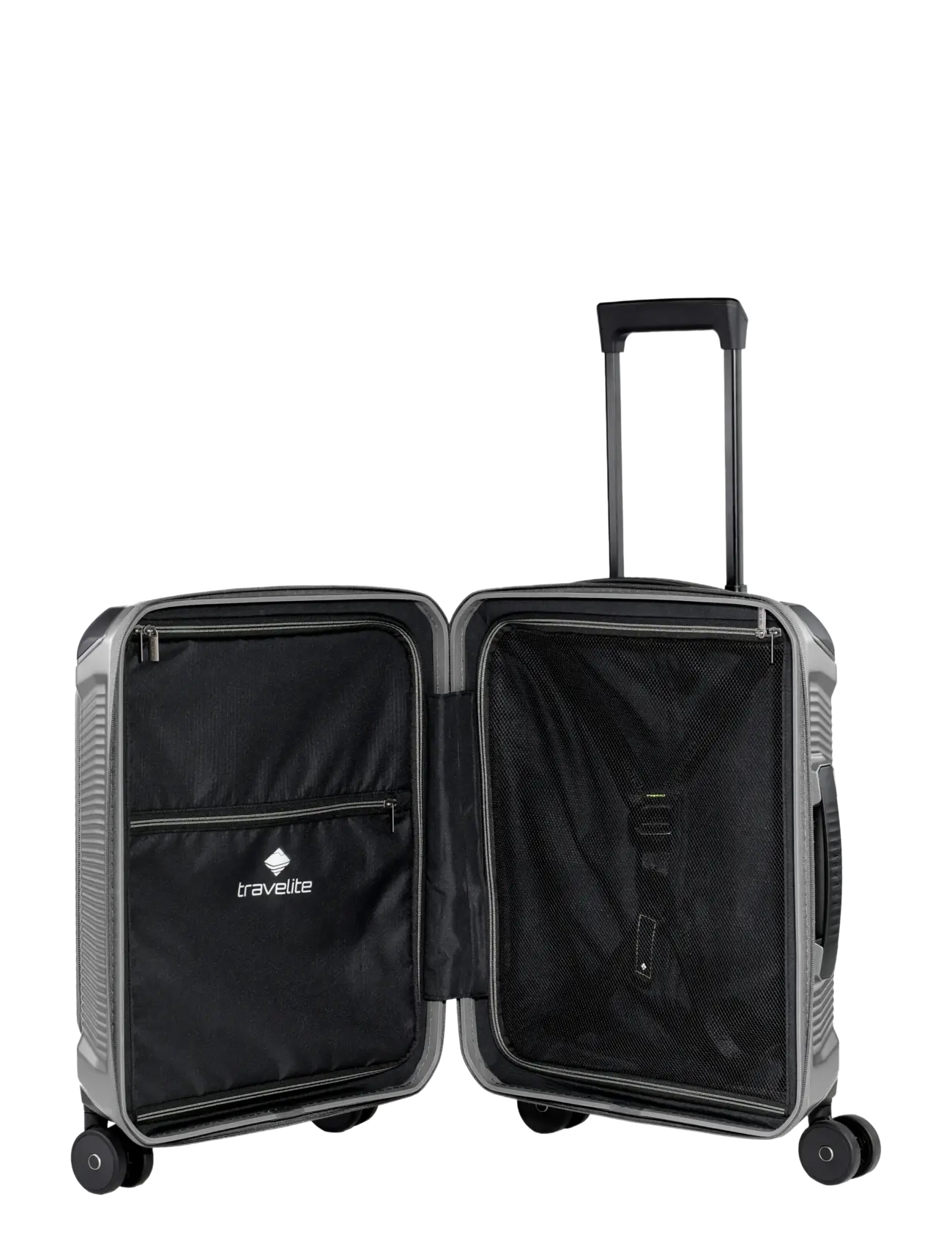 Travelite - Travelite MILLENNIUM Trolley F. Pocket - håndbaggage - silver - 2