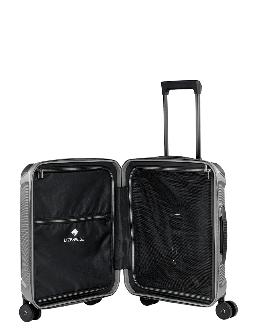 Travelite - Travelite MILLENNIUM Trolley F. Pocket - håndbaggage - silver - 2