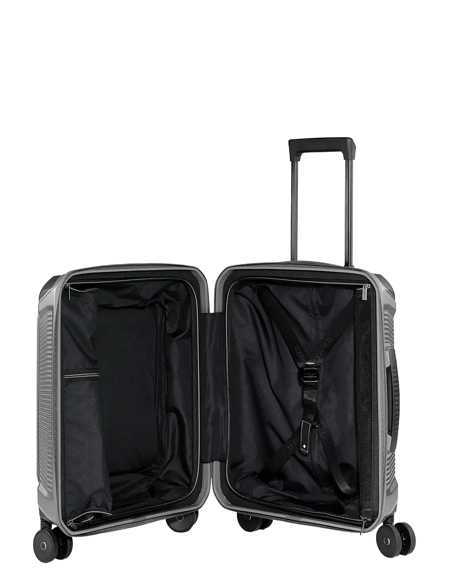 Travelite - Travelite MILLENNIUM Trolley F. Pocket - håndbaggage - silver - 3