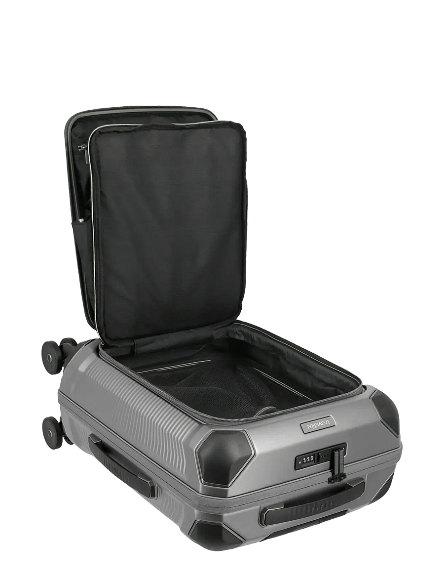 Travelite - Travelite MILLENNIUM Trolley F. Pocket - håndbaggage - silver - 5