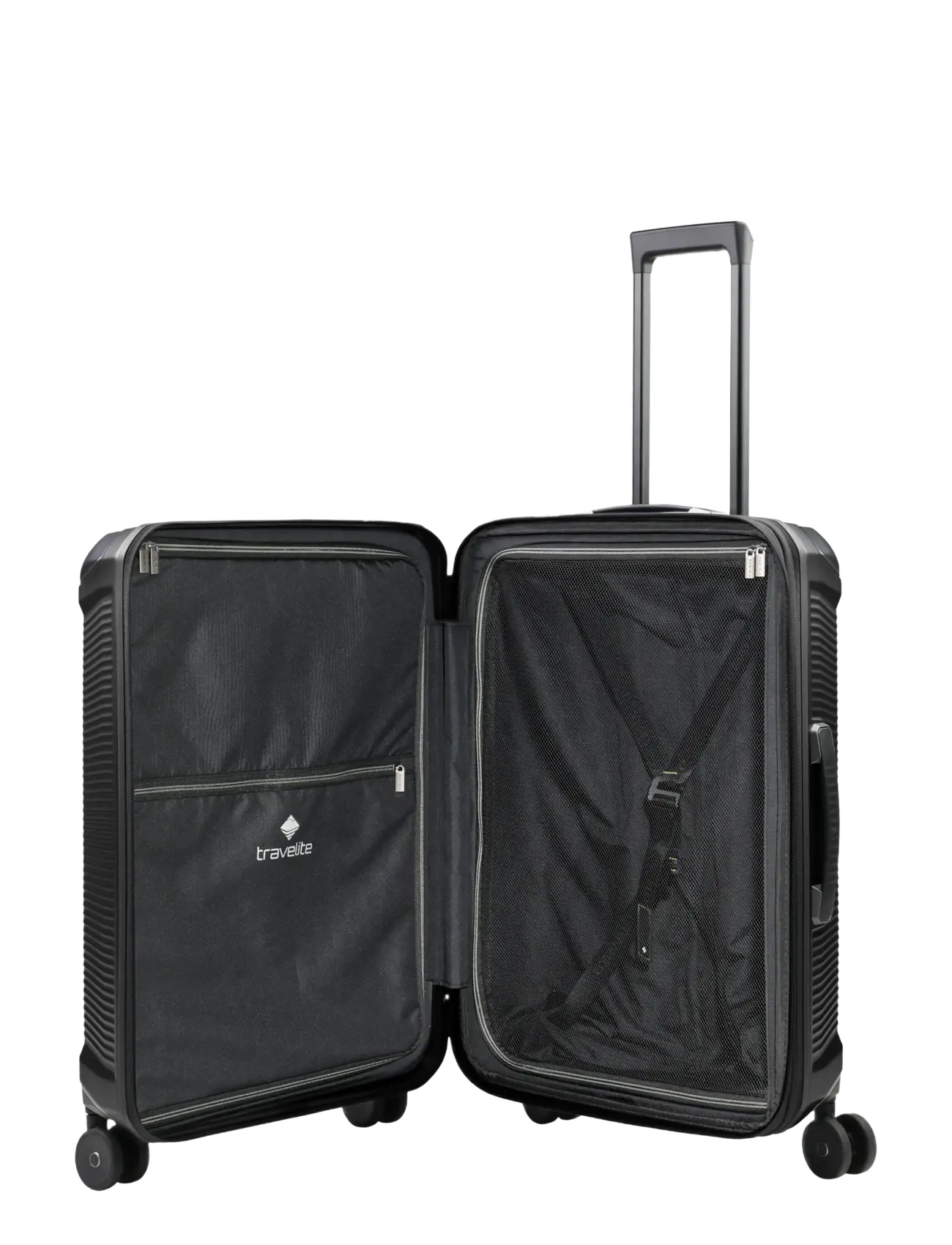 Travelite - Travelite MILLENNIUM Trolley Expandable - mellemstore kufferter - black - 2