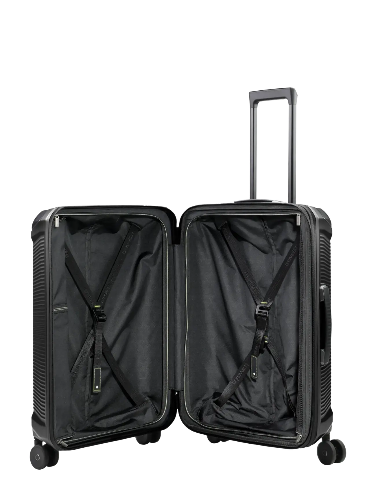 Travelite - Travelite MILLENNIUM Trolley Expandable - mellemstore kufferter - black - 3
