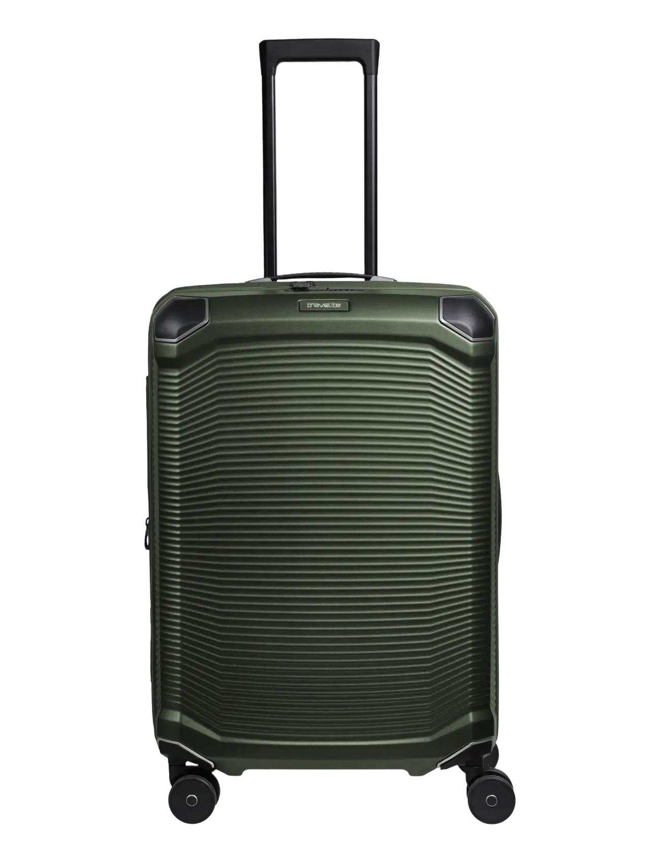 Travelite Travelite Millennium Trolley Expandable, 67, Green, Suitcases > Hardshell Suitcases, Dame