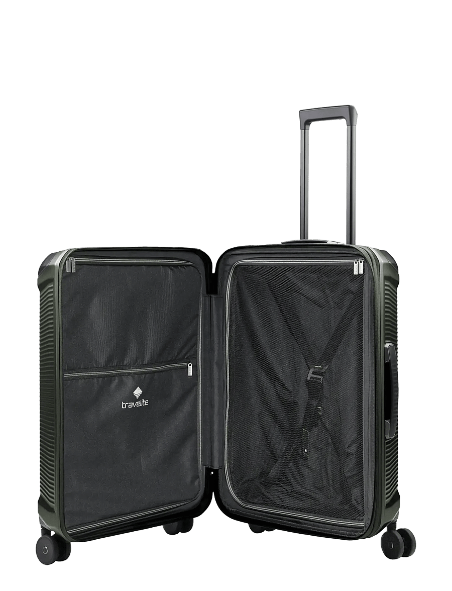 Travelite - Travelite MILLENNIUM Trolley Expandable - mellemstore kufferter - pine green - 2