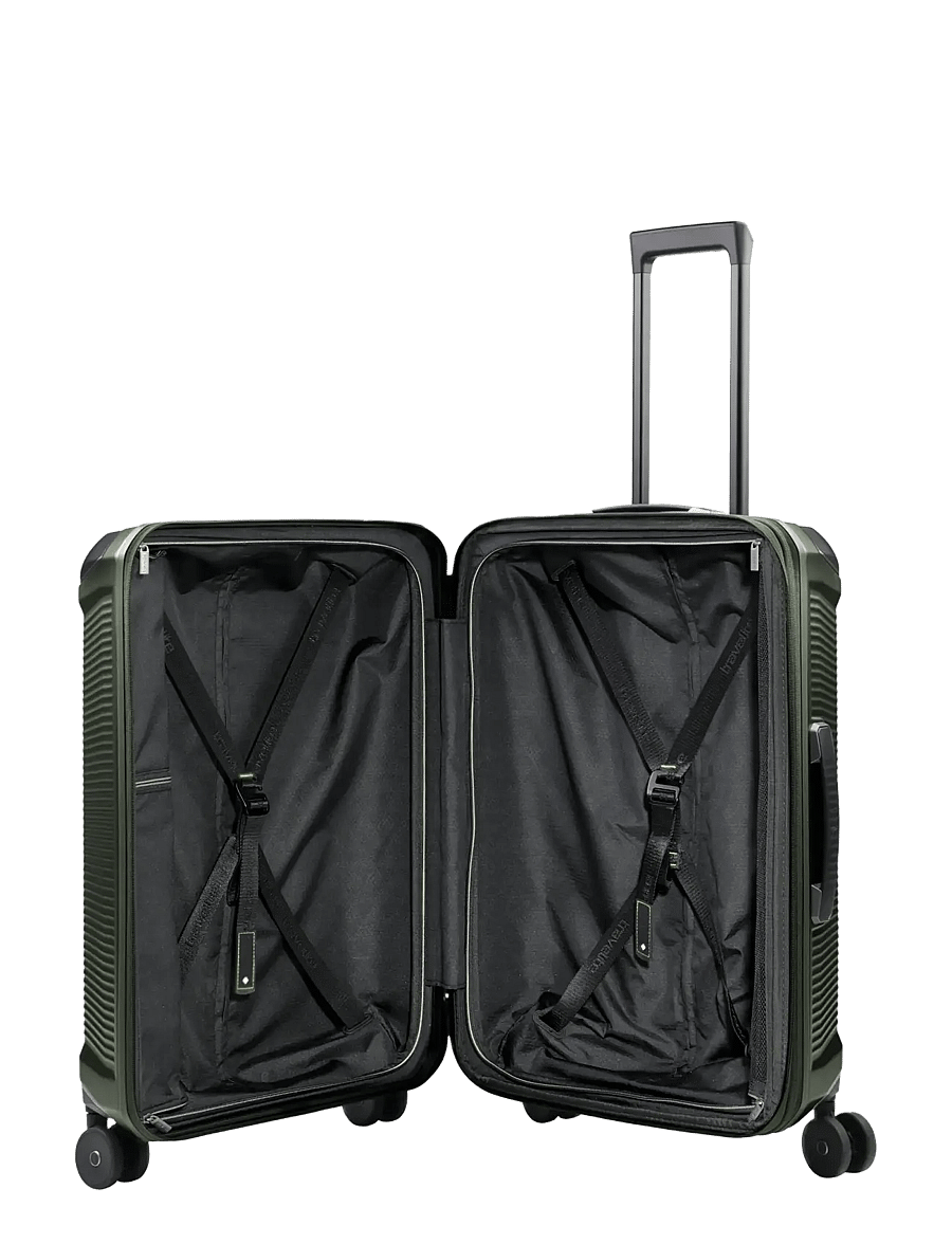 Travelite - Travelite MILLENNIUM Trolley Expandable - mellemstore kufferter - pine green - 3