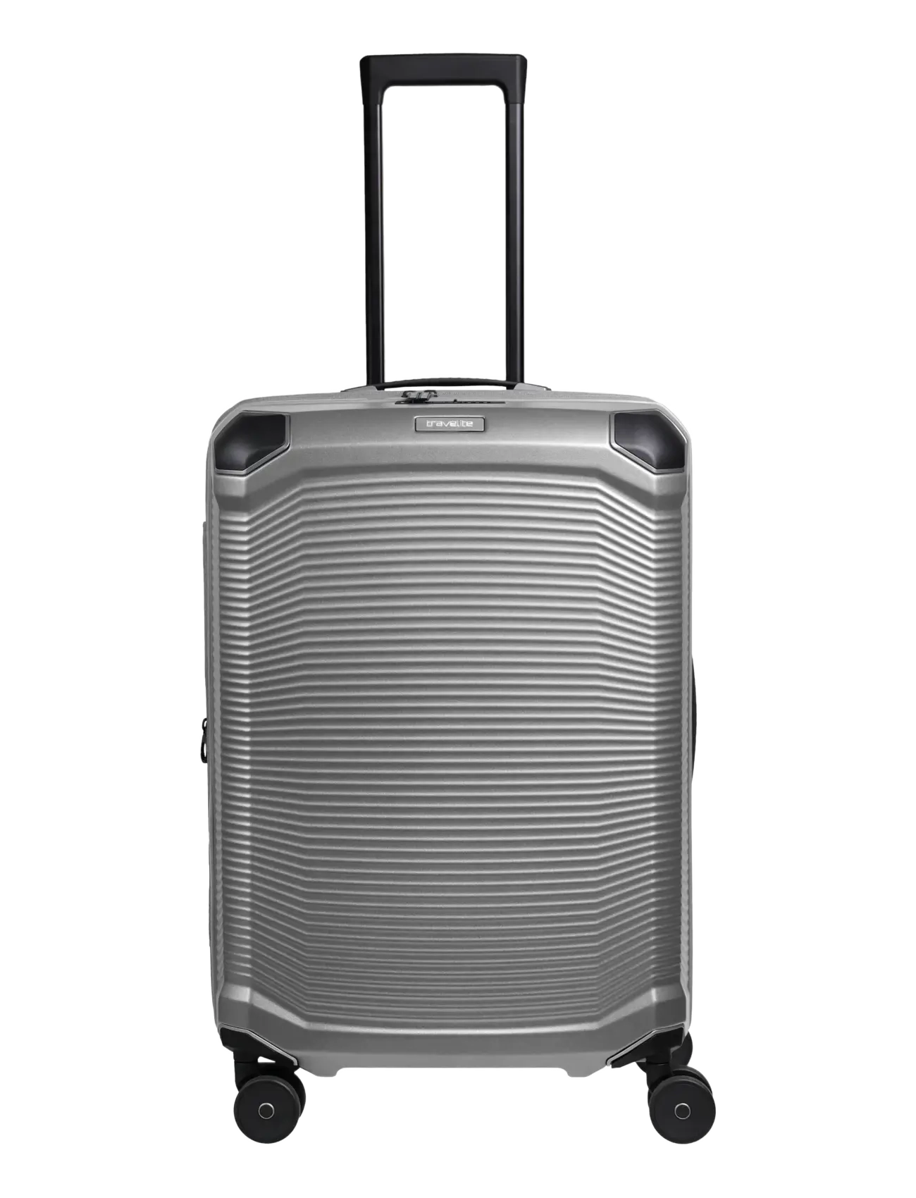 Travelite Travelite Millennium Trolley Expandable, 67, Silver, Suitcases > Hardshell Suitcases, Dame