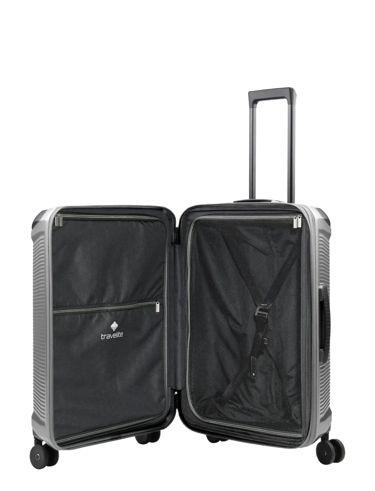 Travelite - Travelite MILLENNIUM Trolley Expandable - mellemstore kufferter - silver - 2