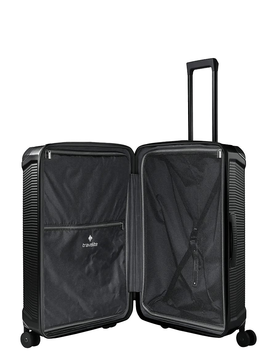 Travelite - Travelite MILLENNIUM Trolley - store kufferter - black - 2
