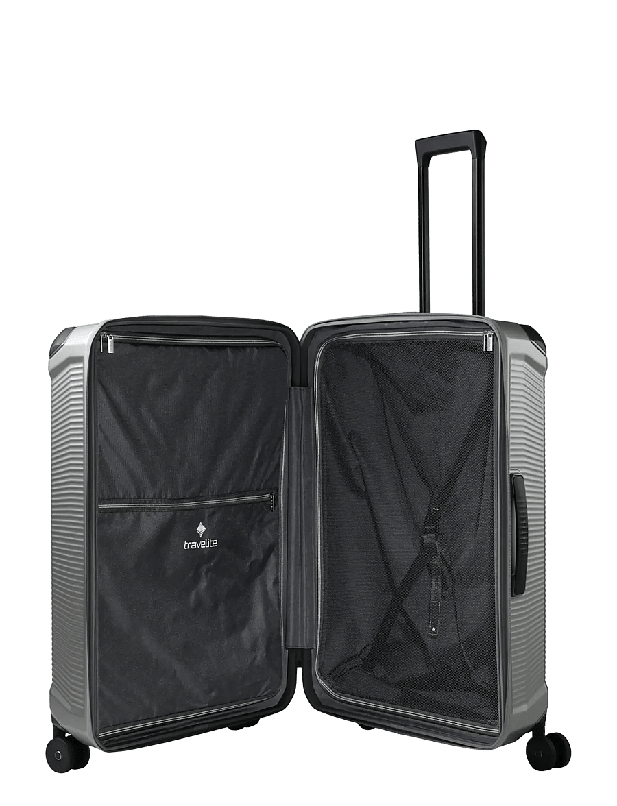 Travelite - Travelite MILLENNIUM Trolley - store kufferter - silver - 2