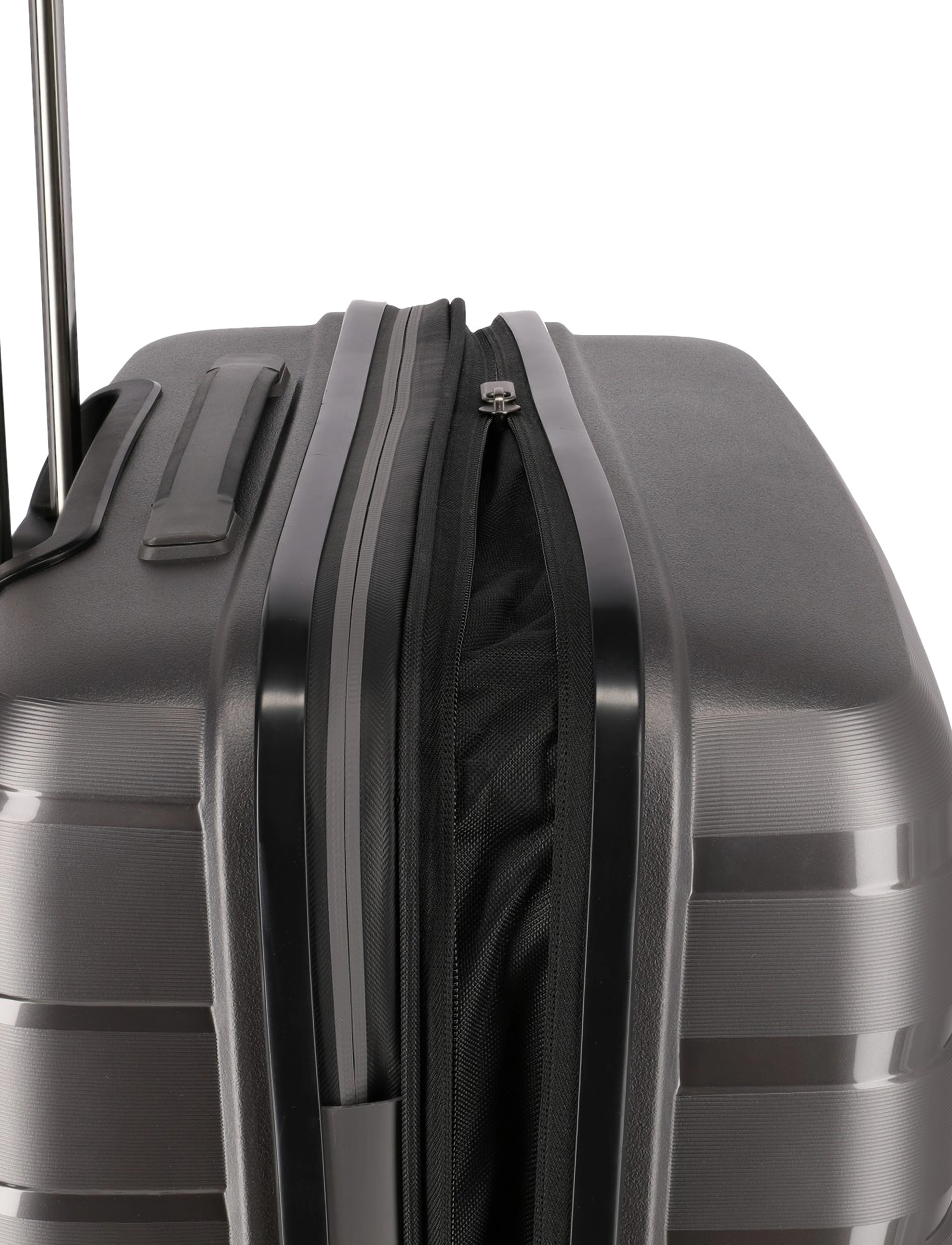 Travelite - AIR BASE, Trolley M - medium suitcases - anthracite - 4