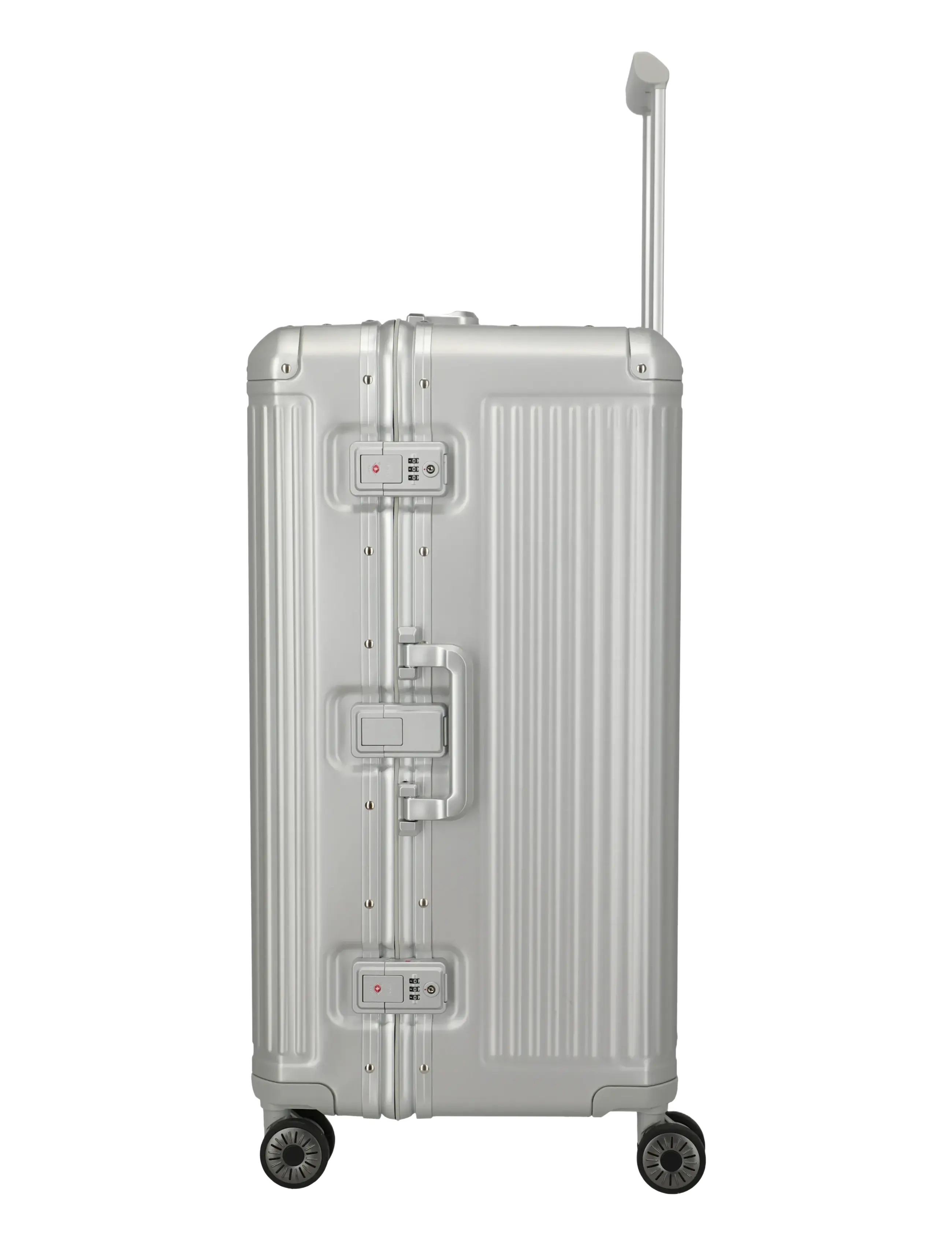 Travelite - Travelite NEXT Trunk 4W - dideli lagaminai - silver - 2