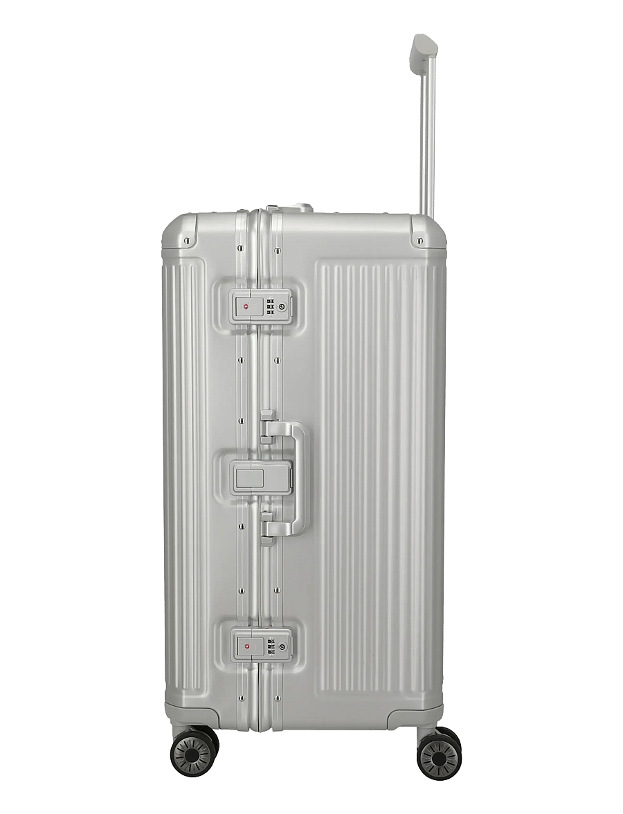 Travelite - Travelite NEXT Trunk 4W - dideli lagaminai - silver - 2
