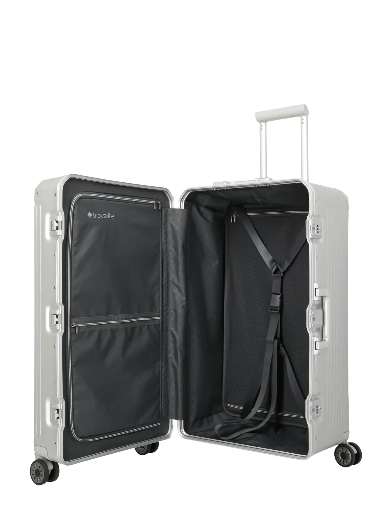 Travelite - Travelite NEXT Trunk 4W - dideli lagaminai - silver - 5