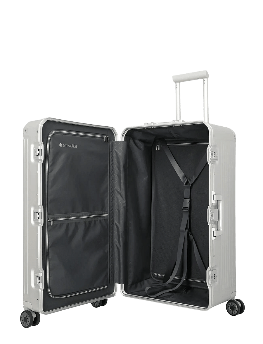 Travelite - Travelite NEXT Trunk 4W - dideli lagaminai - silver - 5