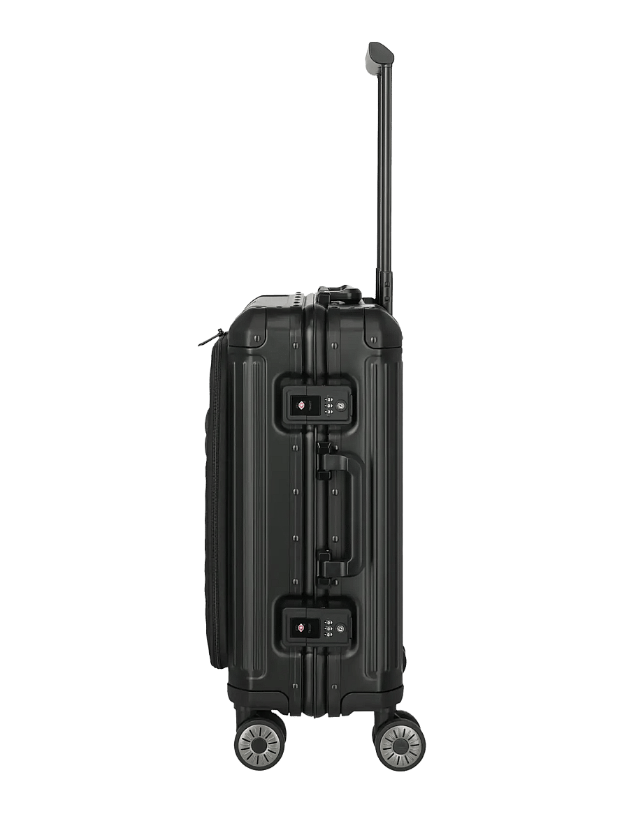 Travelite - Travelite NEXT Trolley Frontp. - håndbaggage - black - 2