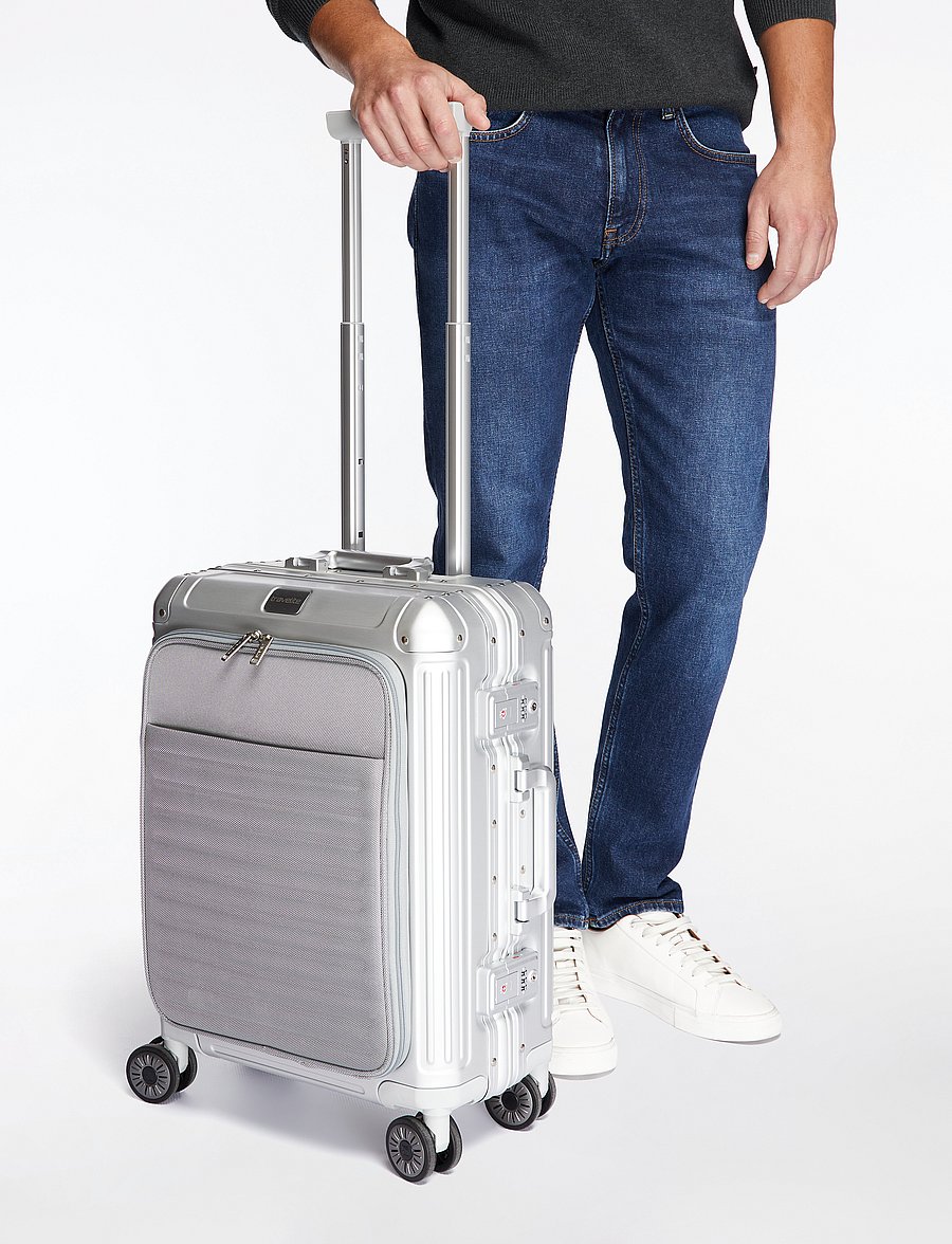 Travelite - Travelite NEXT Trolley Frontp. - silver - 0