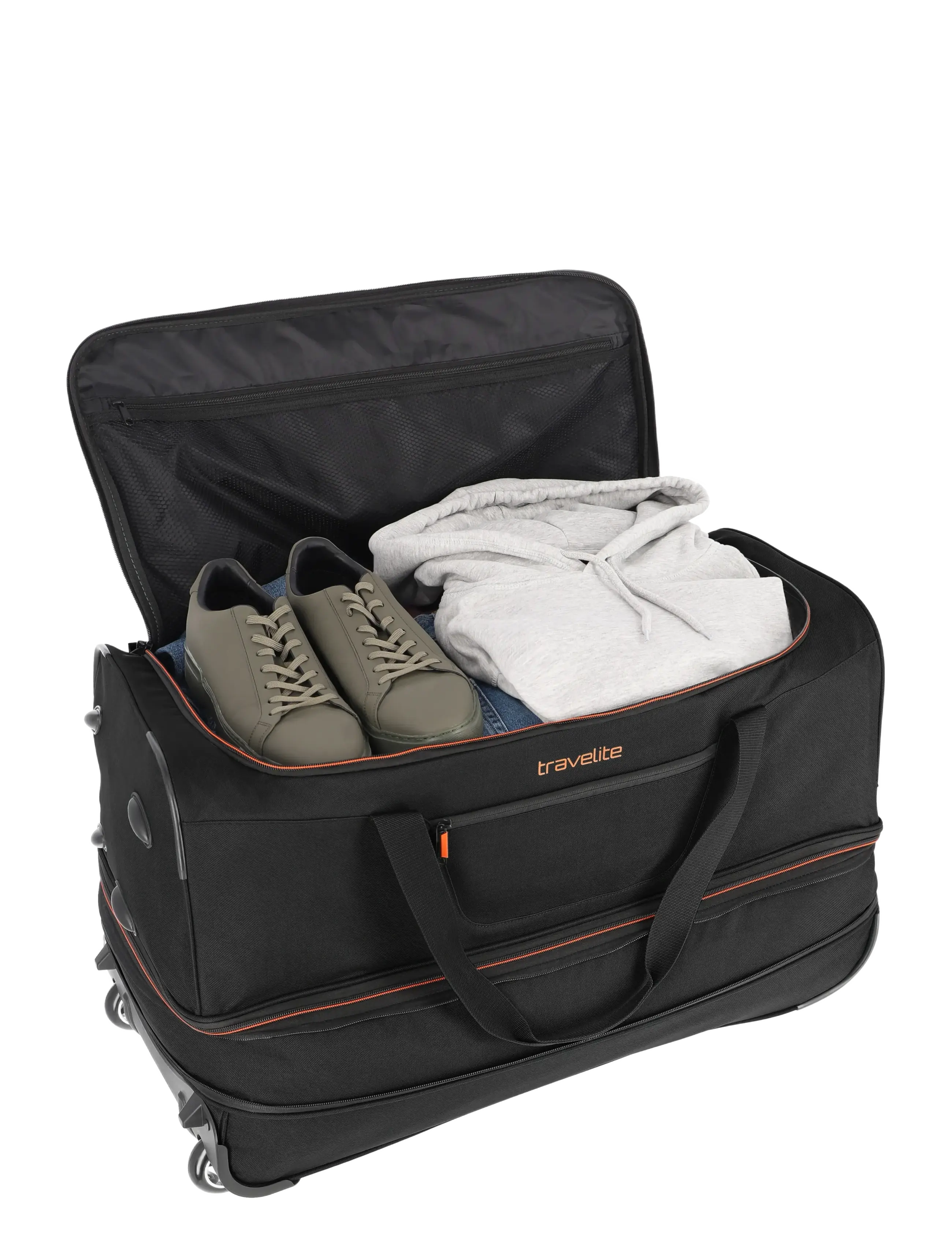 Travelite - Travelite BASICS Wheeled Duffle Expandable - vacation essentials - black - 2