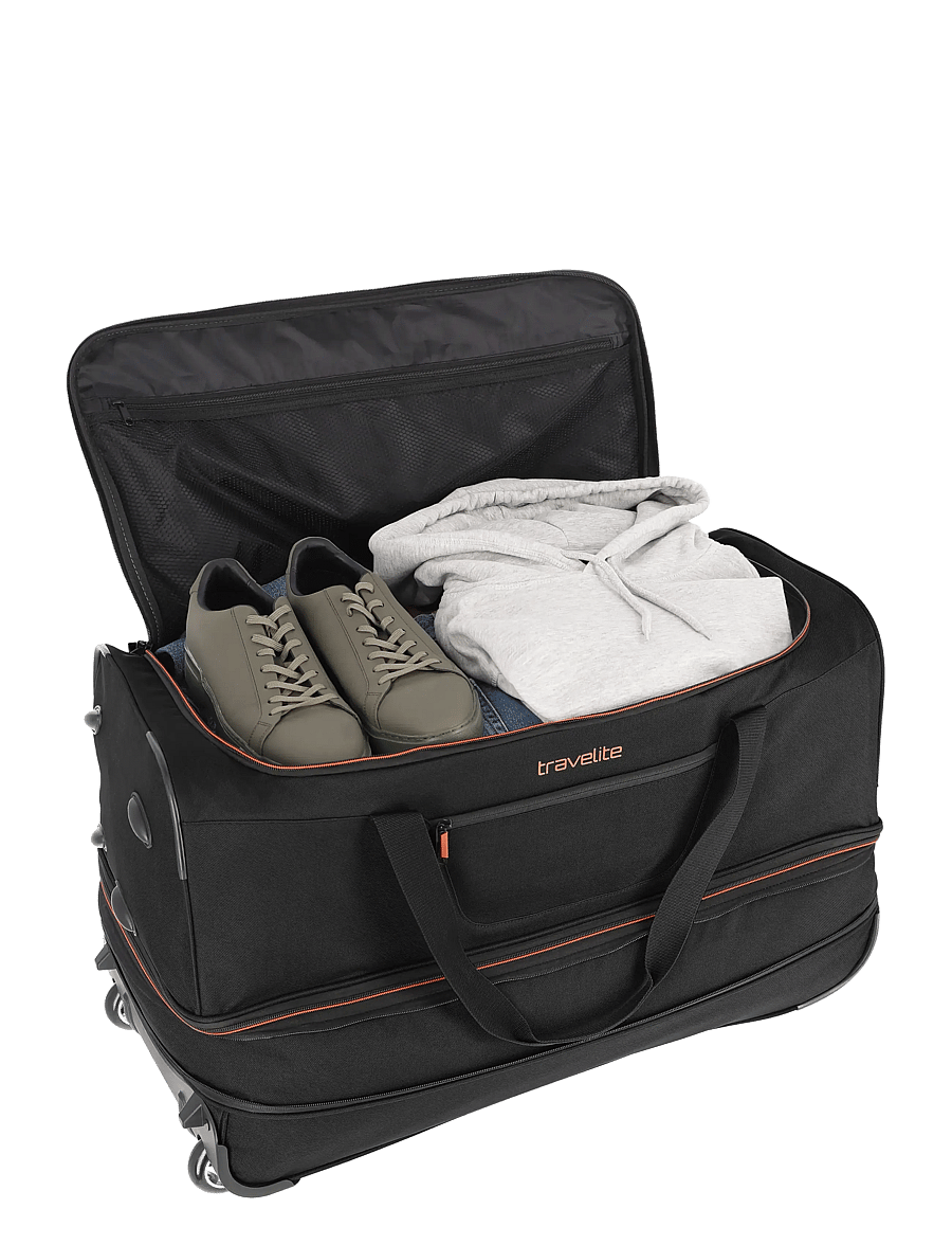 Travelite - Travelite BASICS Wheeled Duffle Expandable - vacation essentials - black - 2