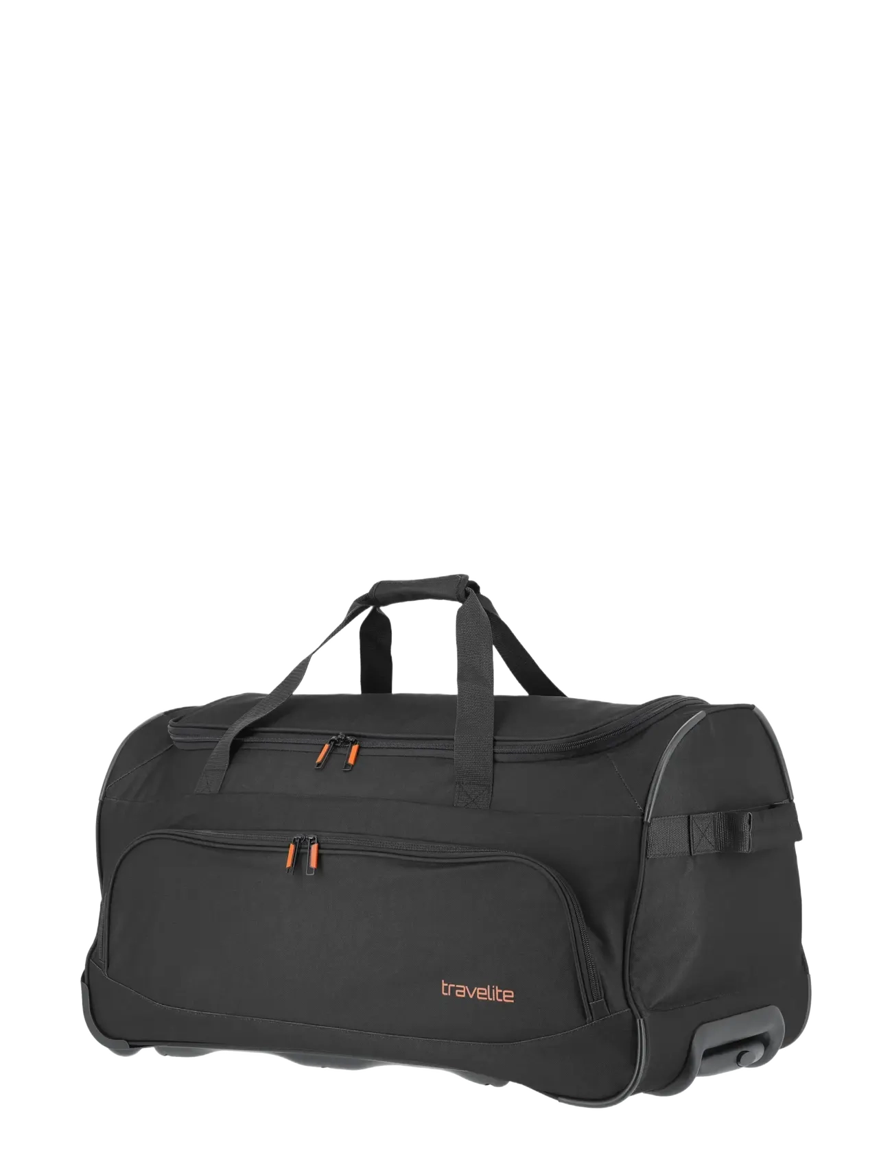 Travelite Basics Wheeled Duffle, Mænd, Hjulduffeltaske, Sort, Str: 89 L