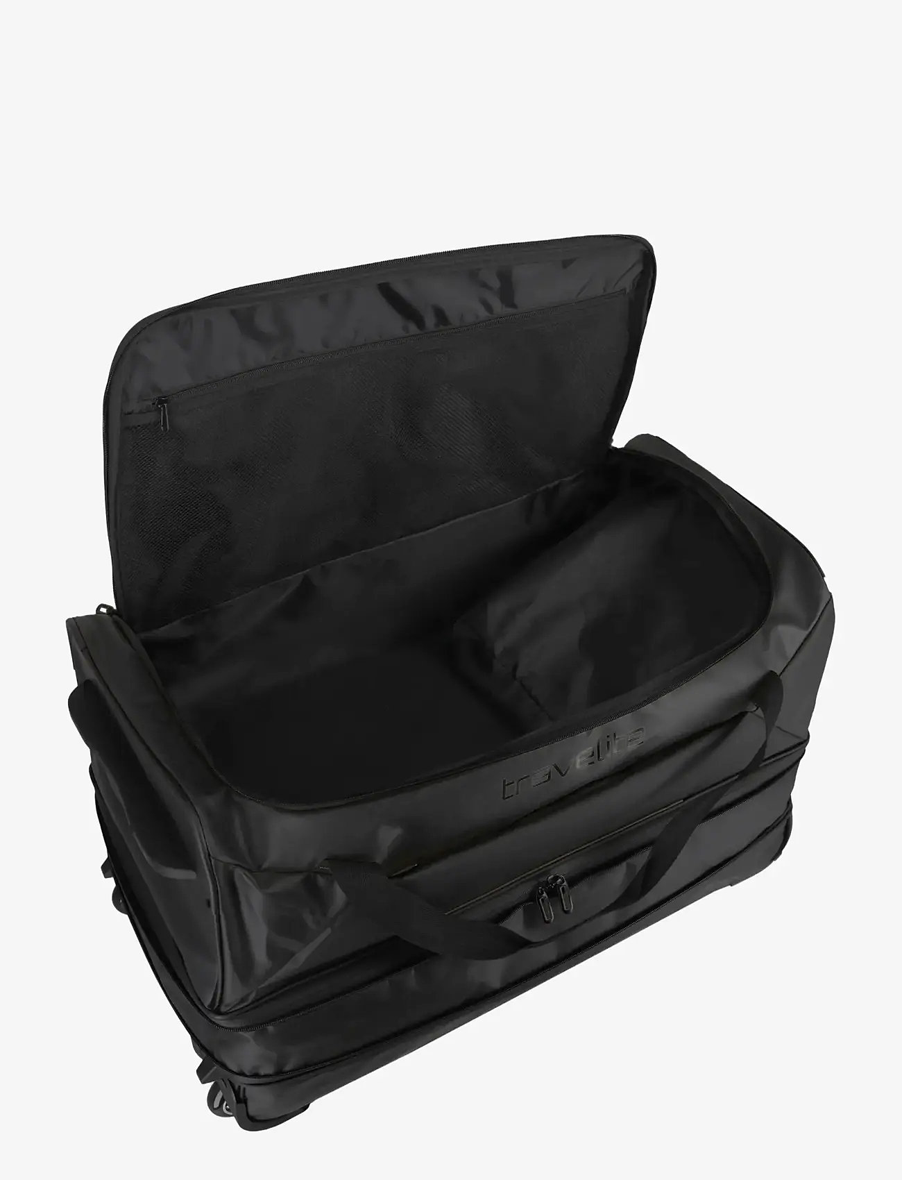Travelite - Travelite BASICS Wheeled Duffle Expandable - feriefavoritter - black - 2