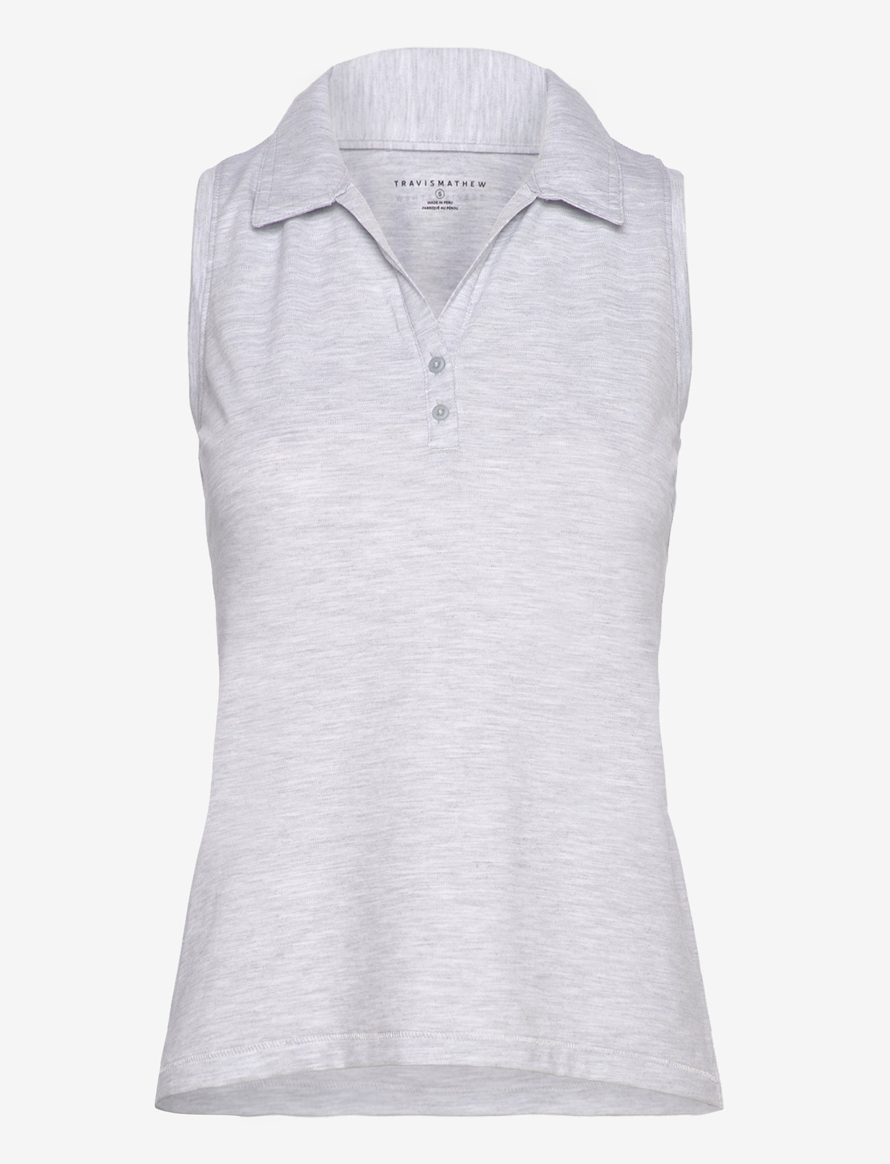 TravisMathew - FEATHERWEIGHT ACTIVE SL POLO - poloshirts - heather light grey - 0