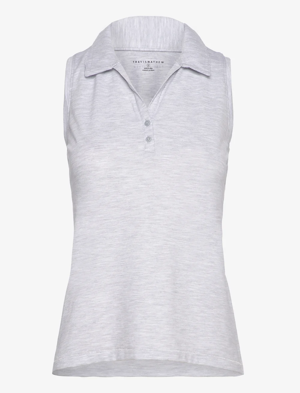 TravisMathew - FEATHERWEIGHT ACTIVE SL POLO - oberteile & t-shirts - heather light grey - 0