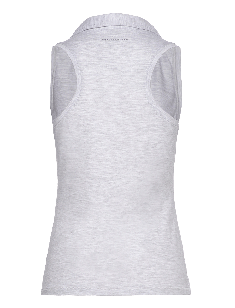 TravisMathew - FEATHERWEIGHT ACTIVE SL POLO - topi un t-krekli - heather light grey - 1
