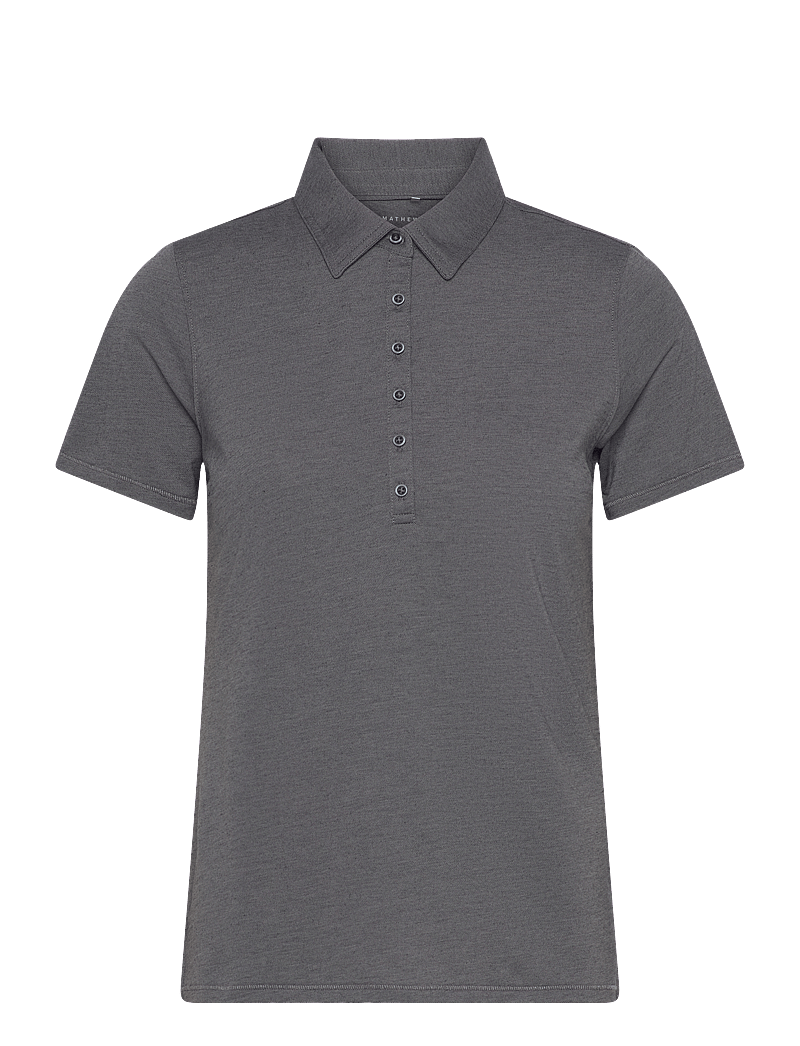 TravisMathew - FEATHERWEIGHT ACTIVE SS POLO - polos - heather black - 0