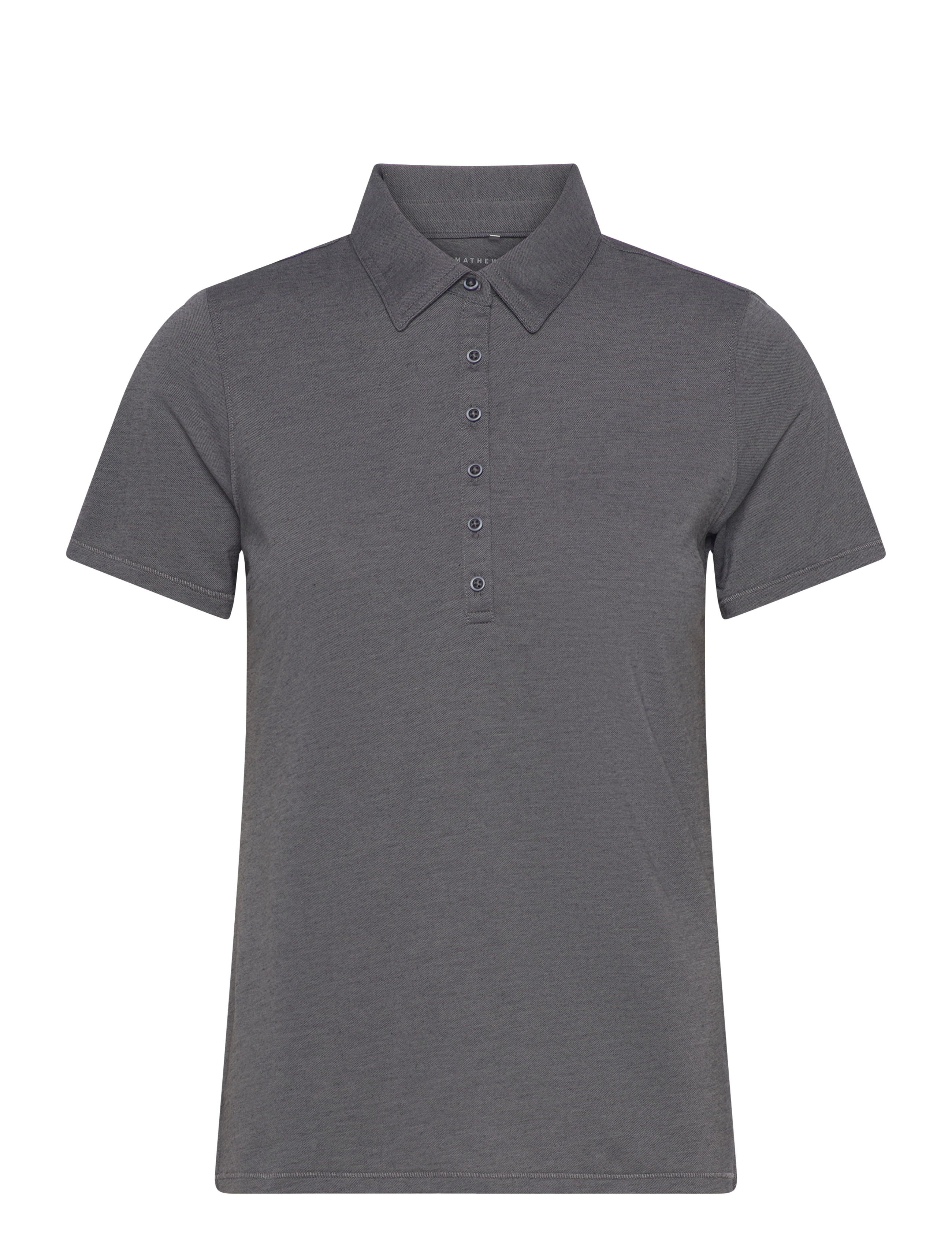 TravisMathew FEATHERWEIGHT ACTIVE SS POLO - Tøj - HEATHER BLACK / grey