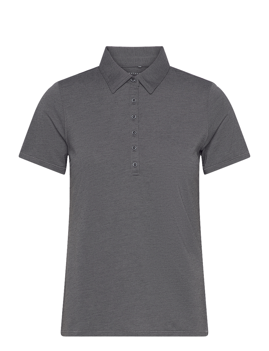 TravisMathew - FEATHERWEIGHT ACTIVE SS POLO - oberteile & t-shirts - heather black - 0