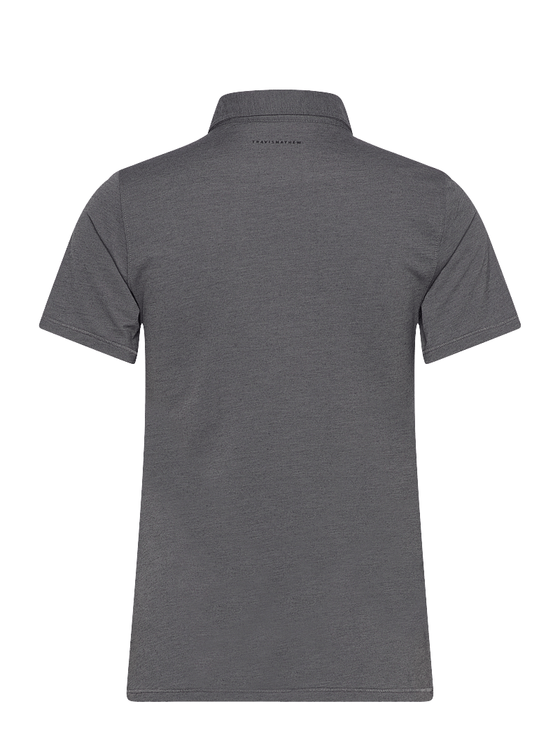 TravisMathew - FEATHERWEIGHT ACTIVE SS POLO - polos - heather black - 1