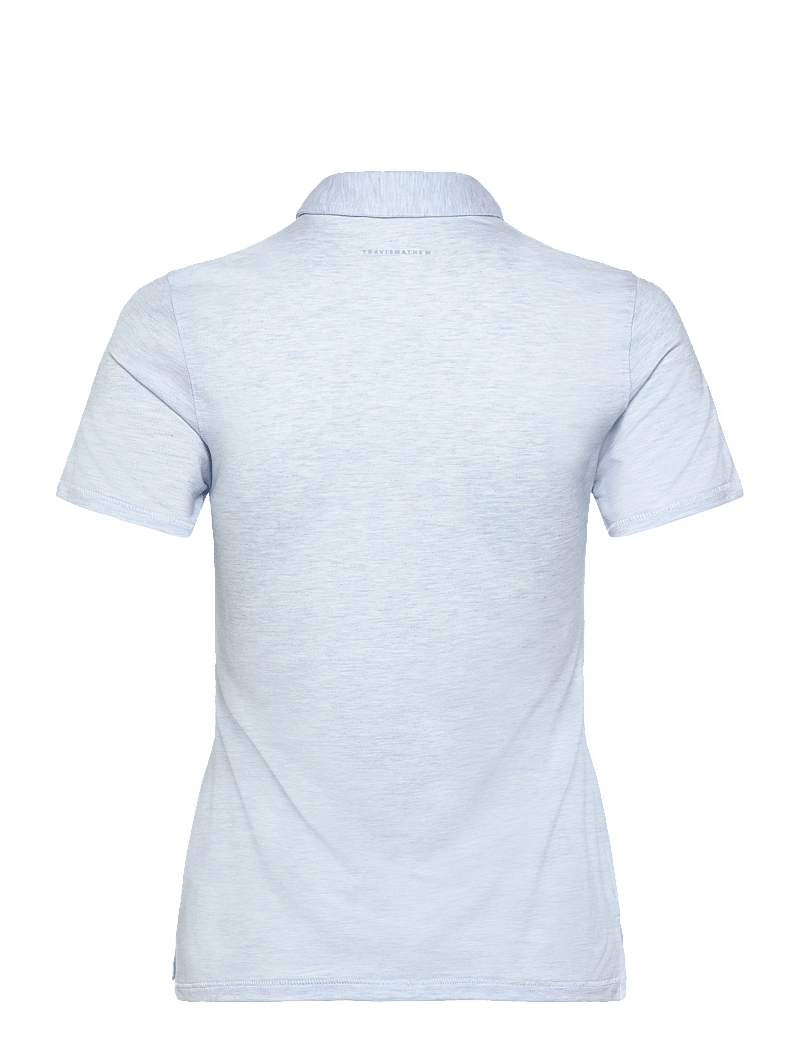 TravisMathew - FEATHERWEIGHT ACTIVE SS POLO - oberteile & t-shirts - heather kentucky blu - 1