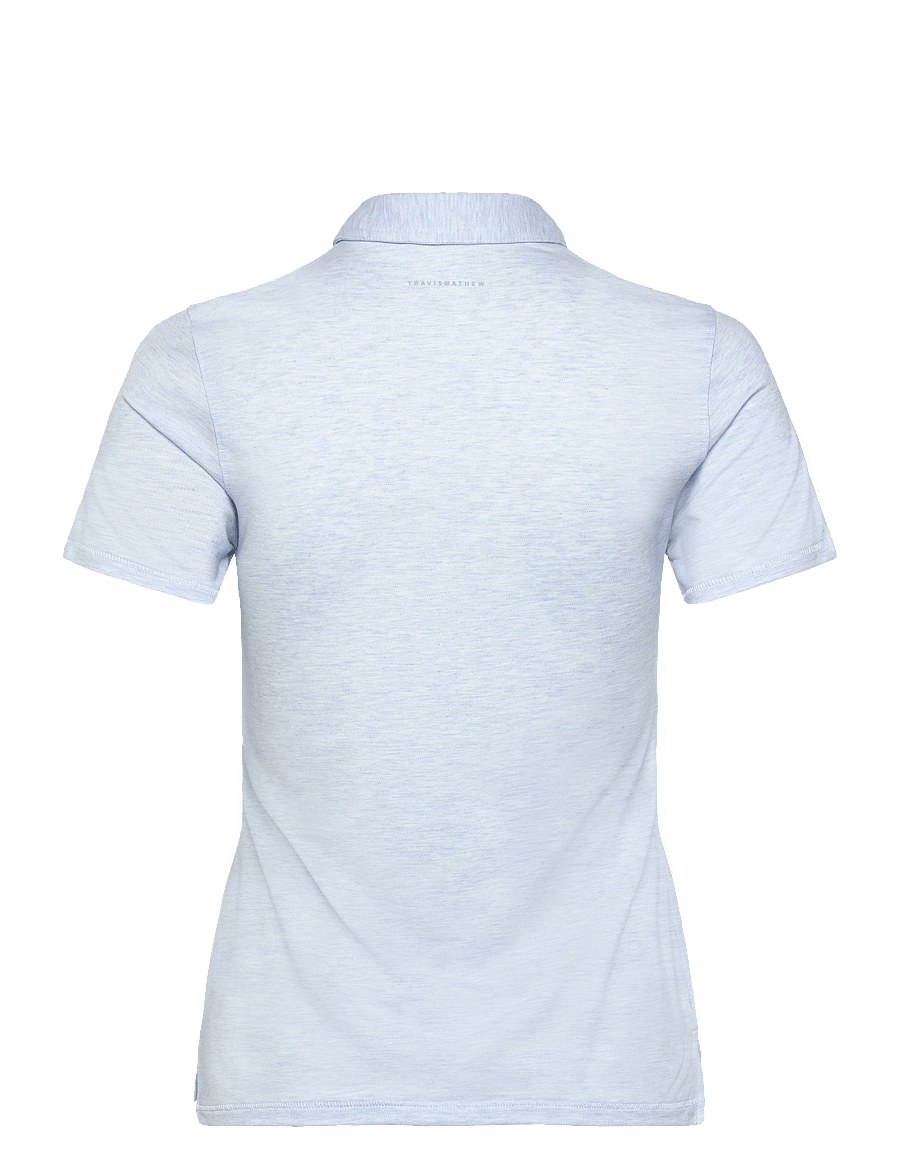 TravisMathew - FEATHERWEIGHT ACTIVE SS POLO - alussärgid ja t-särgid - heather kentucky blu - 1
