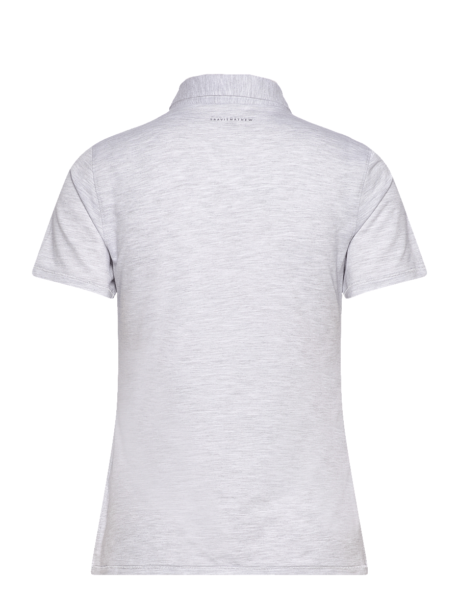 TravisMathew - FEATHERWEIGHT ACTIVE SS POLO - toppar & t-shirts - heather light grey - 2