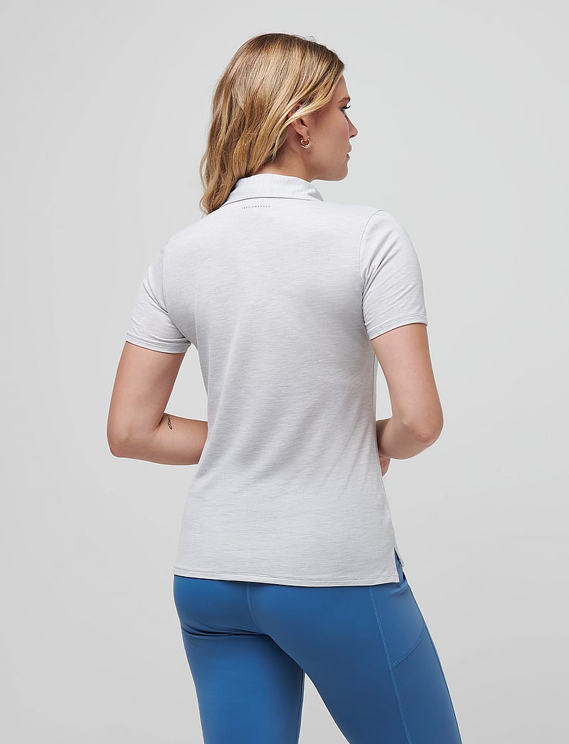 TravisMathew - FEATHERWEIGHT ACTIVE SS POLO - alussärgid ja t-särgid - heather light grey - 3