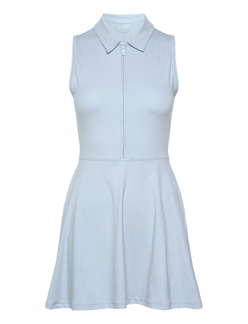 TravisMathew - MOVEKNIT SL ZIP DRESS 2.0 - kleider & röcke - heather baby blue - 0
